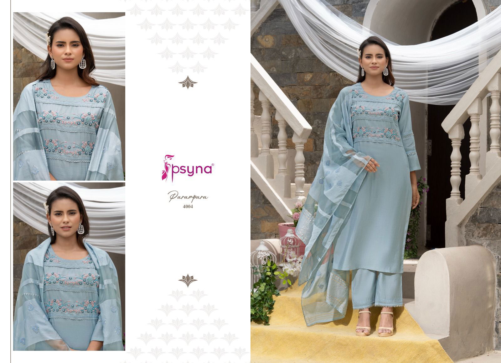 Parampara Vol 4 By Psyna Readymade Salwar Suits Catalog